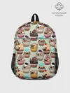 Рюкзак детский / Мопсы - Кексики