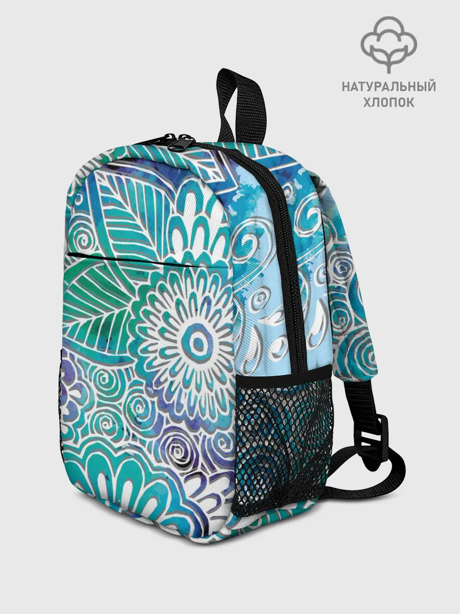 Рюкзак детский / цветочный узор