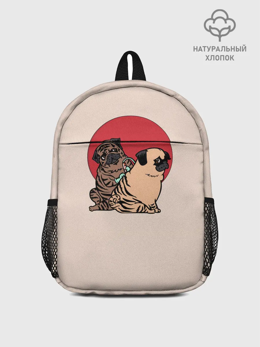 Рюкзак детский / Мопсы | Тату мастер