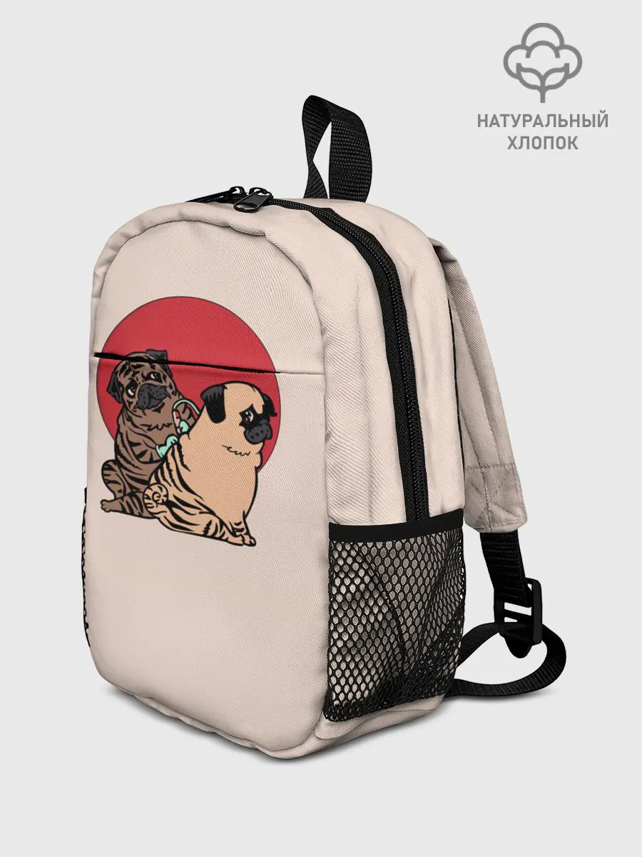Рюкзак детский / Мопсы | Тату мастер