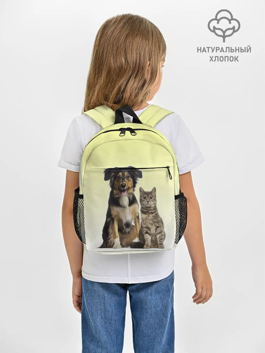 Рюкзак детский / кошка и собака друзья