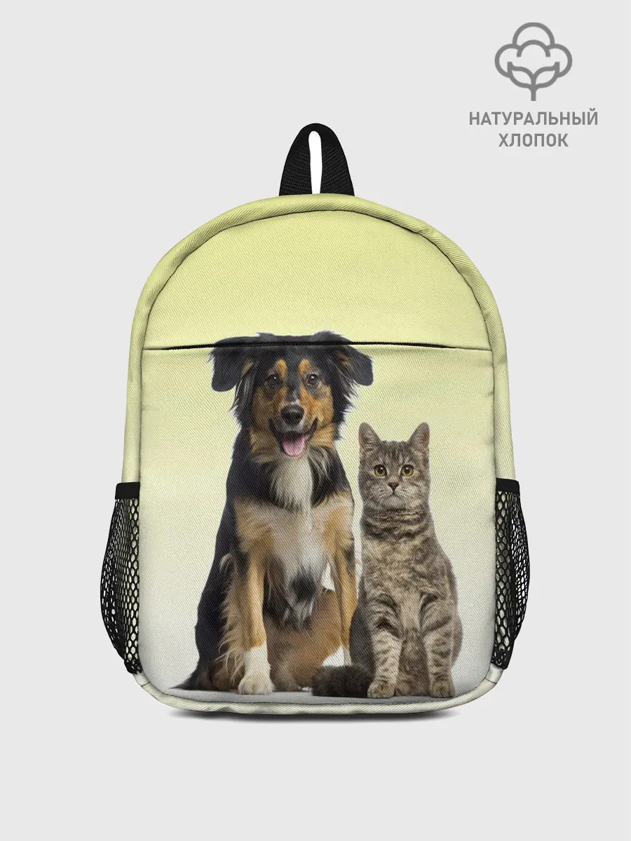 Рюкзак детский / кошка и собака друзья