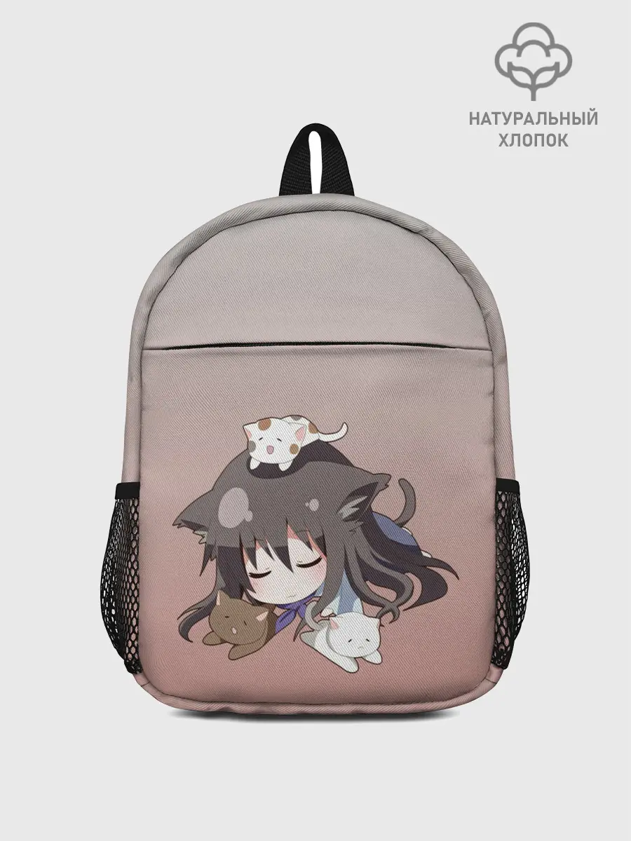 Рюкзак детский / малышка спит ушки котики