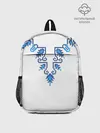 Рюкзак детский / Славянский узор сине-голубой
