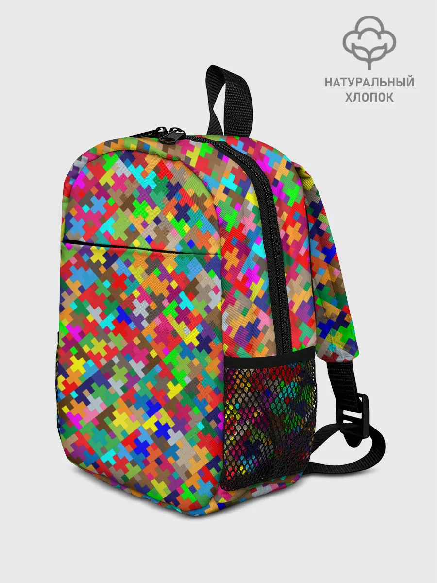 Рюкзак детский / РАЗНОЦВЕТНЫЙ ПАЗЛ