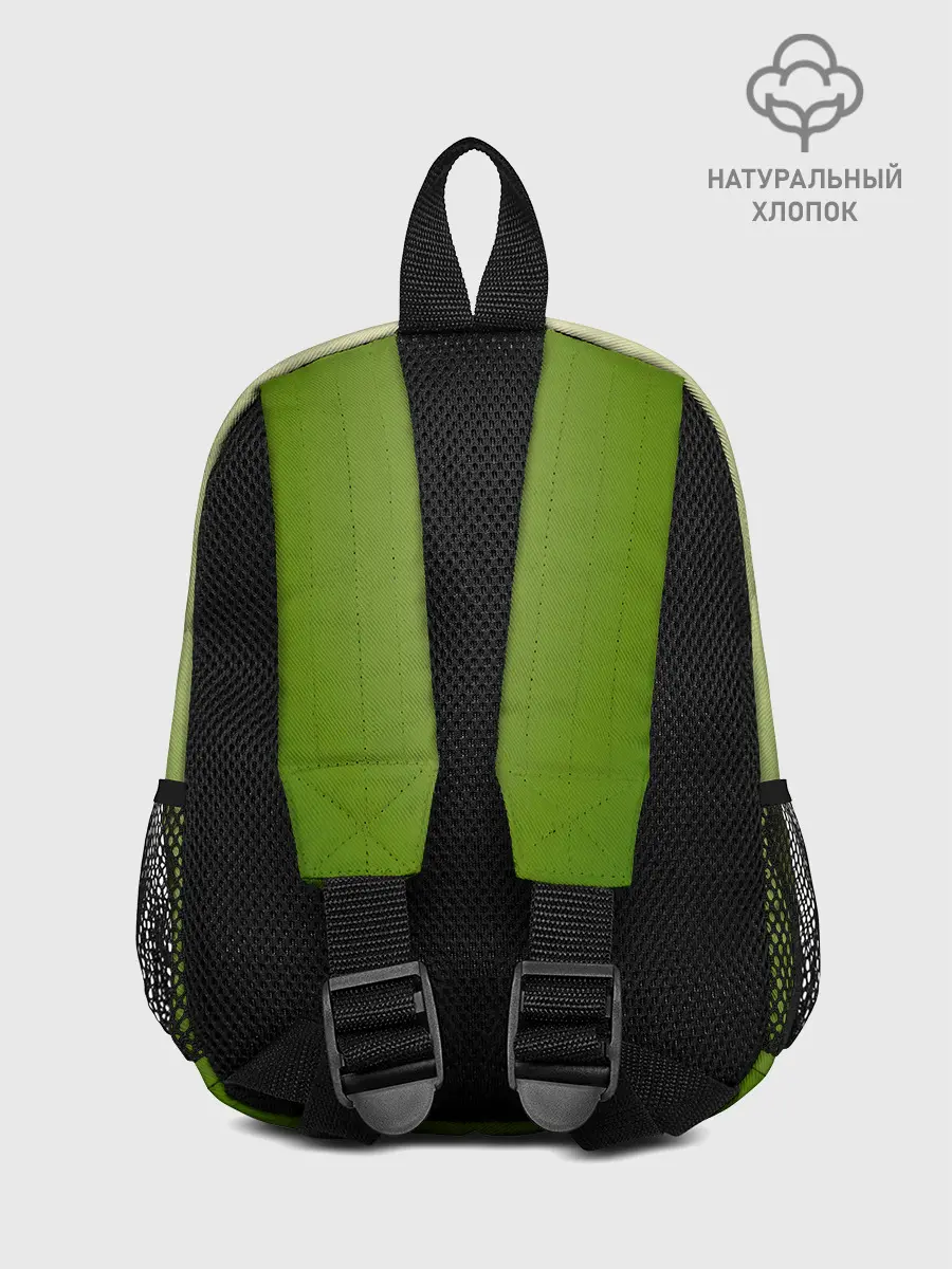 Рюкзак детский / Билли Айлиш на зеленом фоне