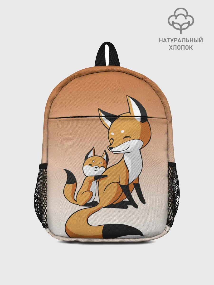 Рюкзак детский / лис и лисенок