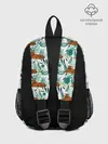 Рюкзак детский / Цветы и Тигр Паттерн