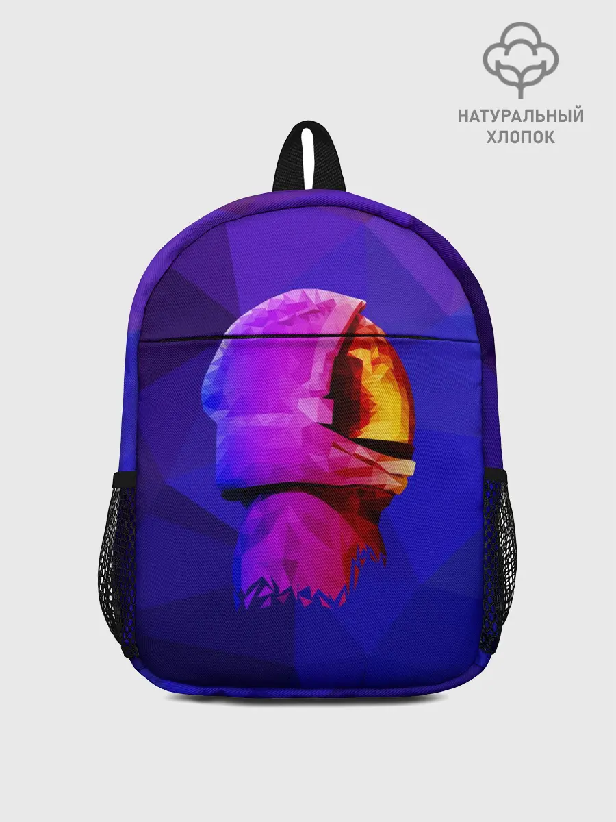 Рюкзак детский / полигональный космонавт