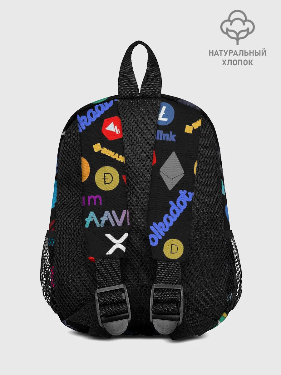 Рюкзак детский / BITCOIN PATTERN | БИТКОИН
