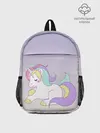 Рюкзак детский / единорожек на фиолетовом