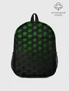 Рюкзак детский / Зелёные соты 3D