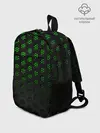 Рюкзак детский / Зелёные соты 3D