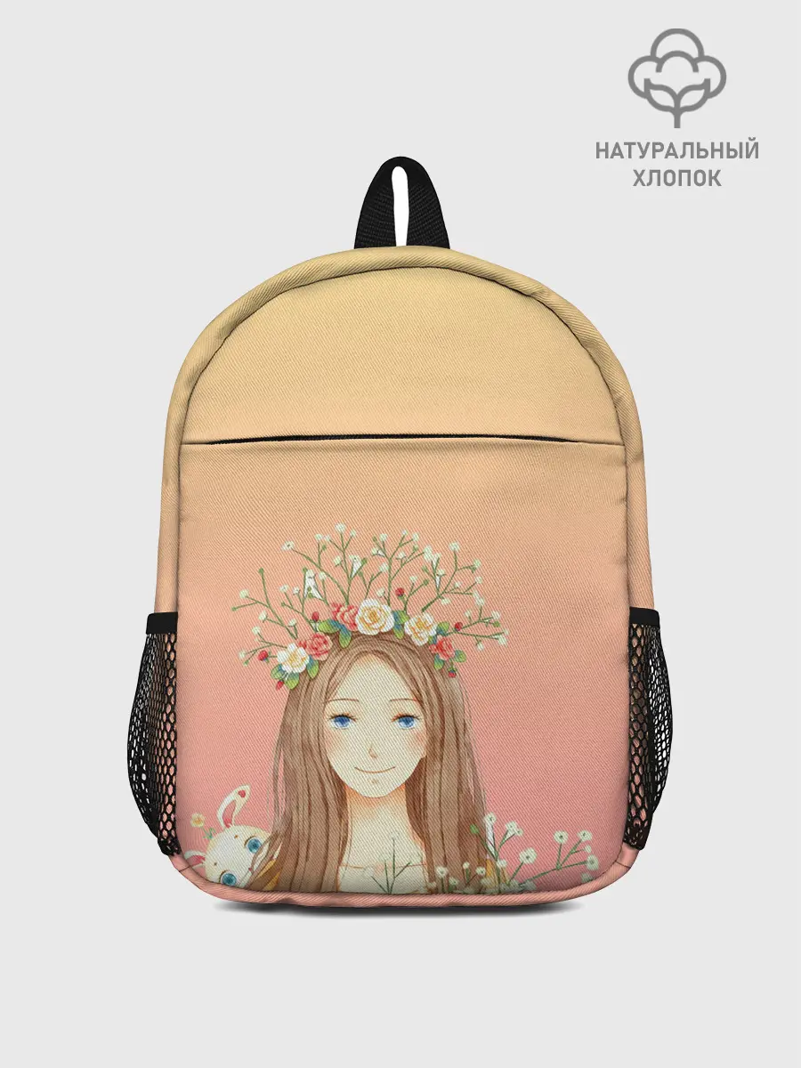 Рюкзак детский / девочка и кролик