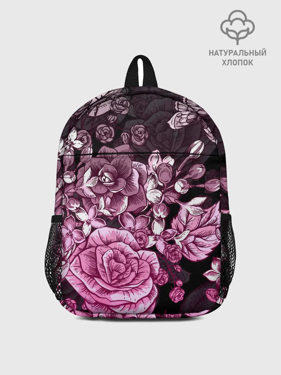 Рюкзак детский / РОЗЫ | ROSES | БАБОЧКИ