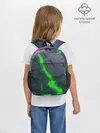 Рюкзак детский / ЗЕЛЕНЫЙ РАЗЛОМ | 3Д РАЗЛОМ