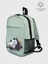 Рюкзак детский / акварельные панды