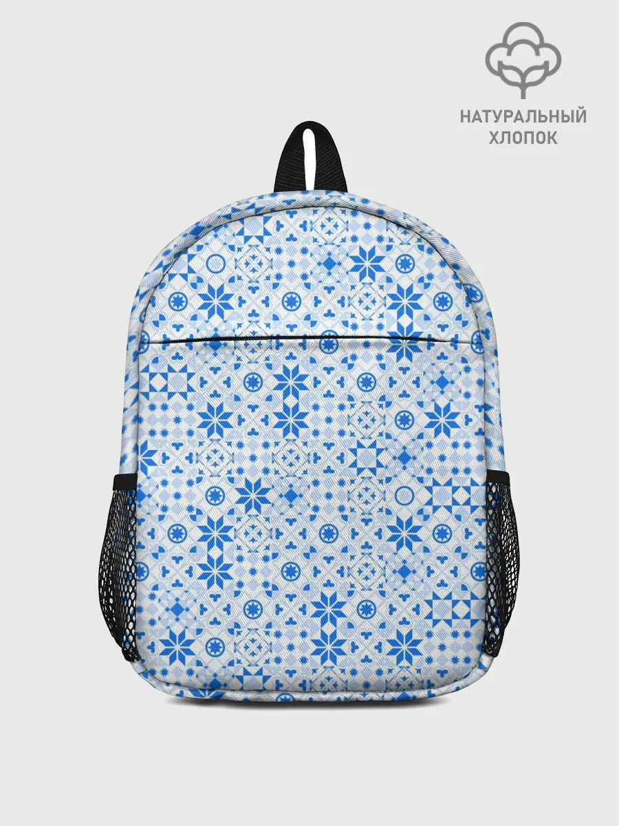 Рюкзак детский / Орнамент снежинки