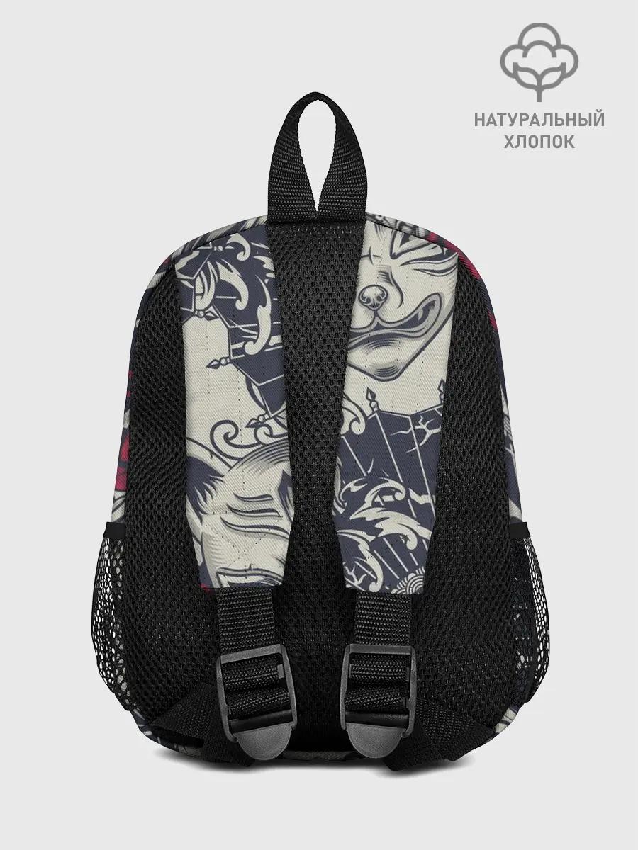 Рюкзак детский / Маска Кицунэ | Маска лисы