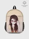 Рюкзак детский / девочка в очках милая