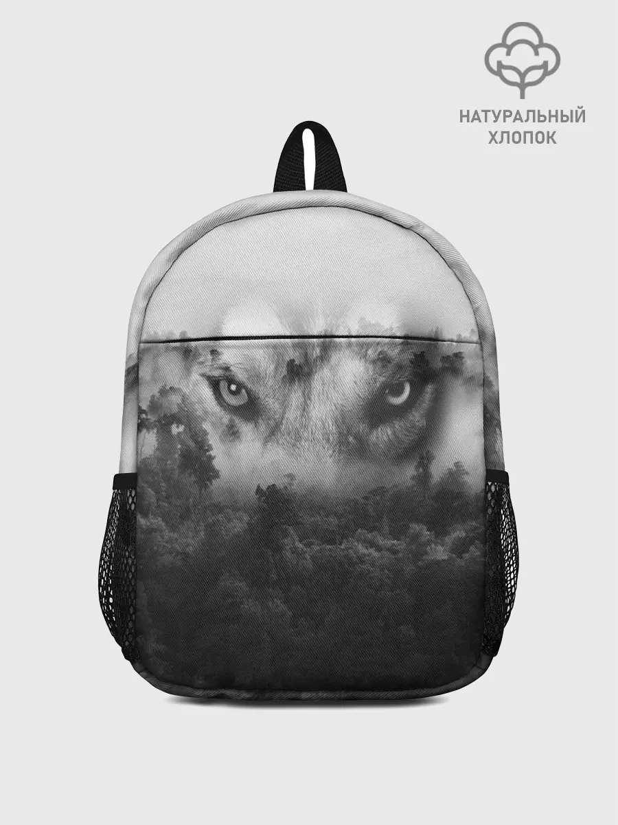 Рюкзак детский / Волк в лесу