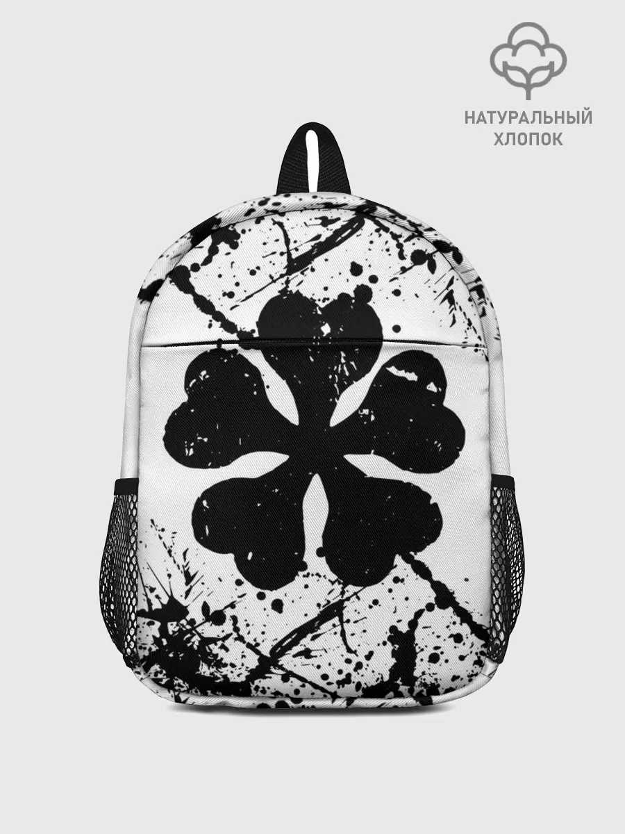 Рюкзак детский / черный клевер,