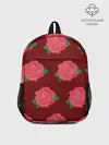 Рюкзак детский / Розы на красном
