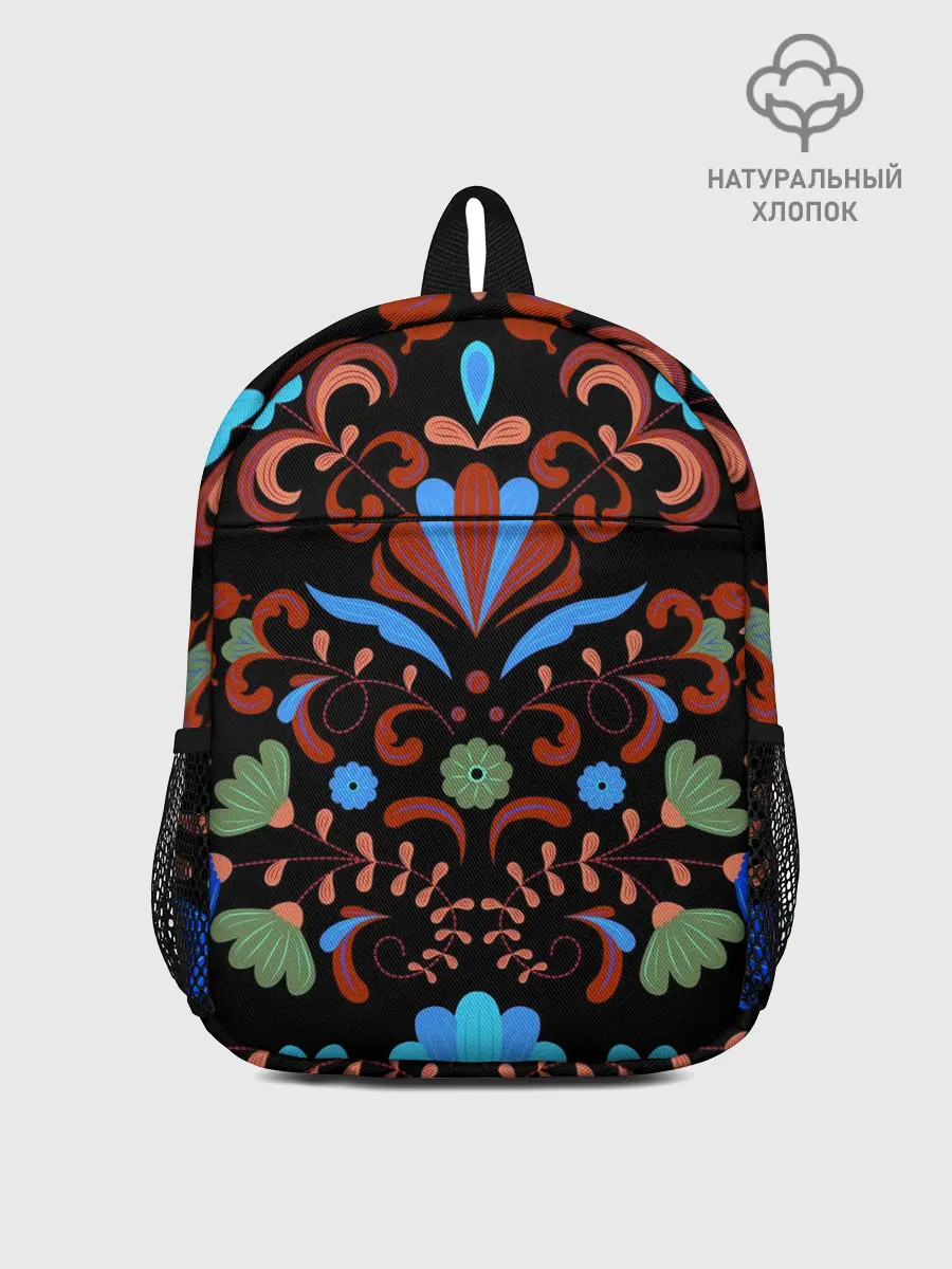 Рюкзак детский / РОСПИСЬ ЦВЕТАМИ
