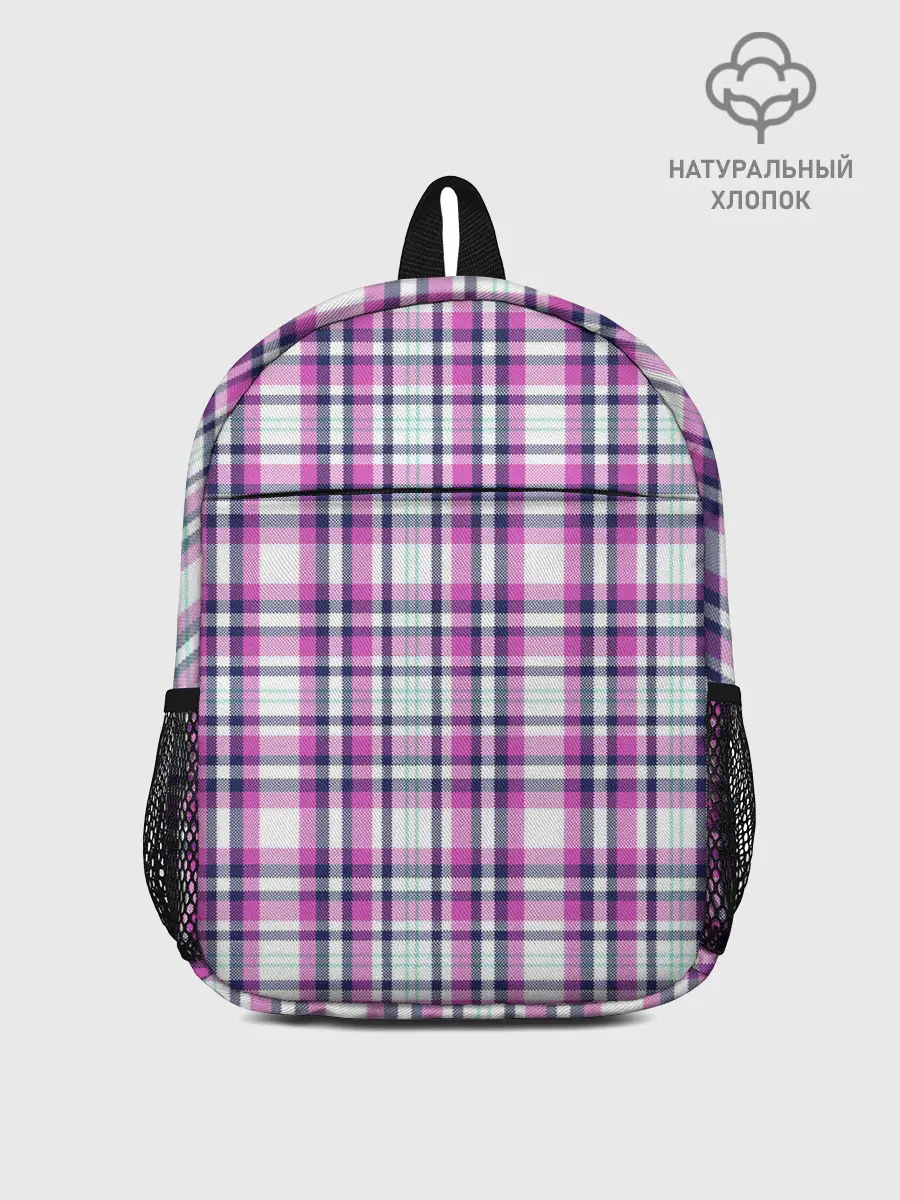 Рюкзак детский / Текстура в клетку