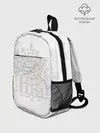 Рюкзак детский / Схема метро, МЦК, МЦД 2021