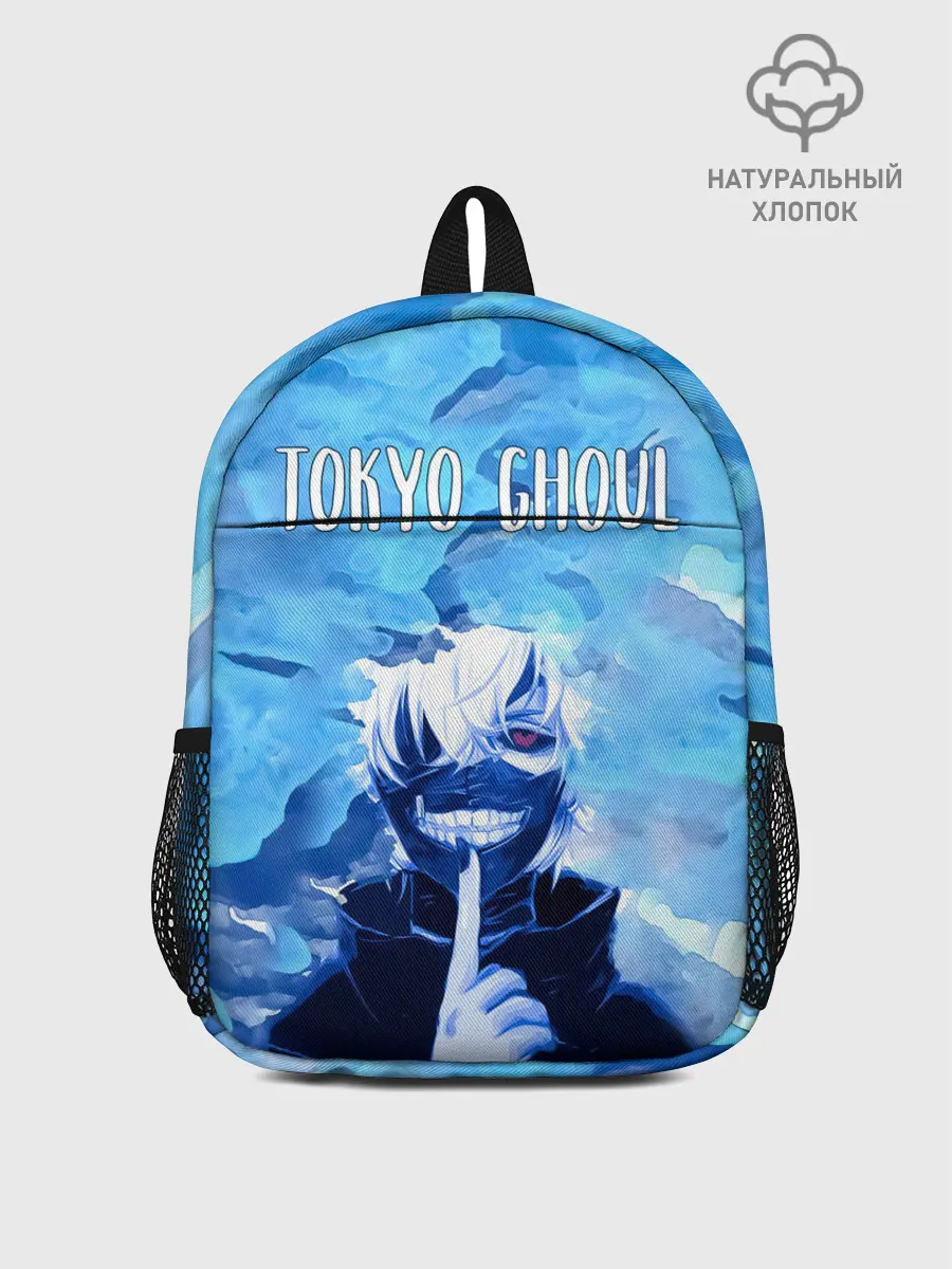 Рюкзак детский / Kaneki Ken на синем фоне