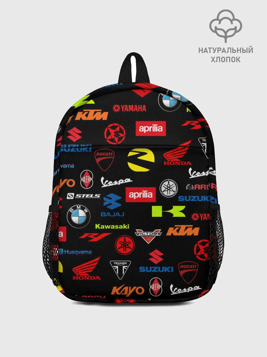Рюкзак детский / Motorcycle pattern | Мото паттерн