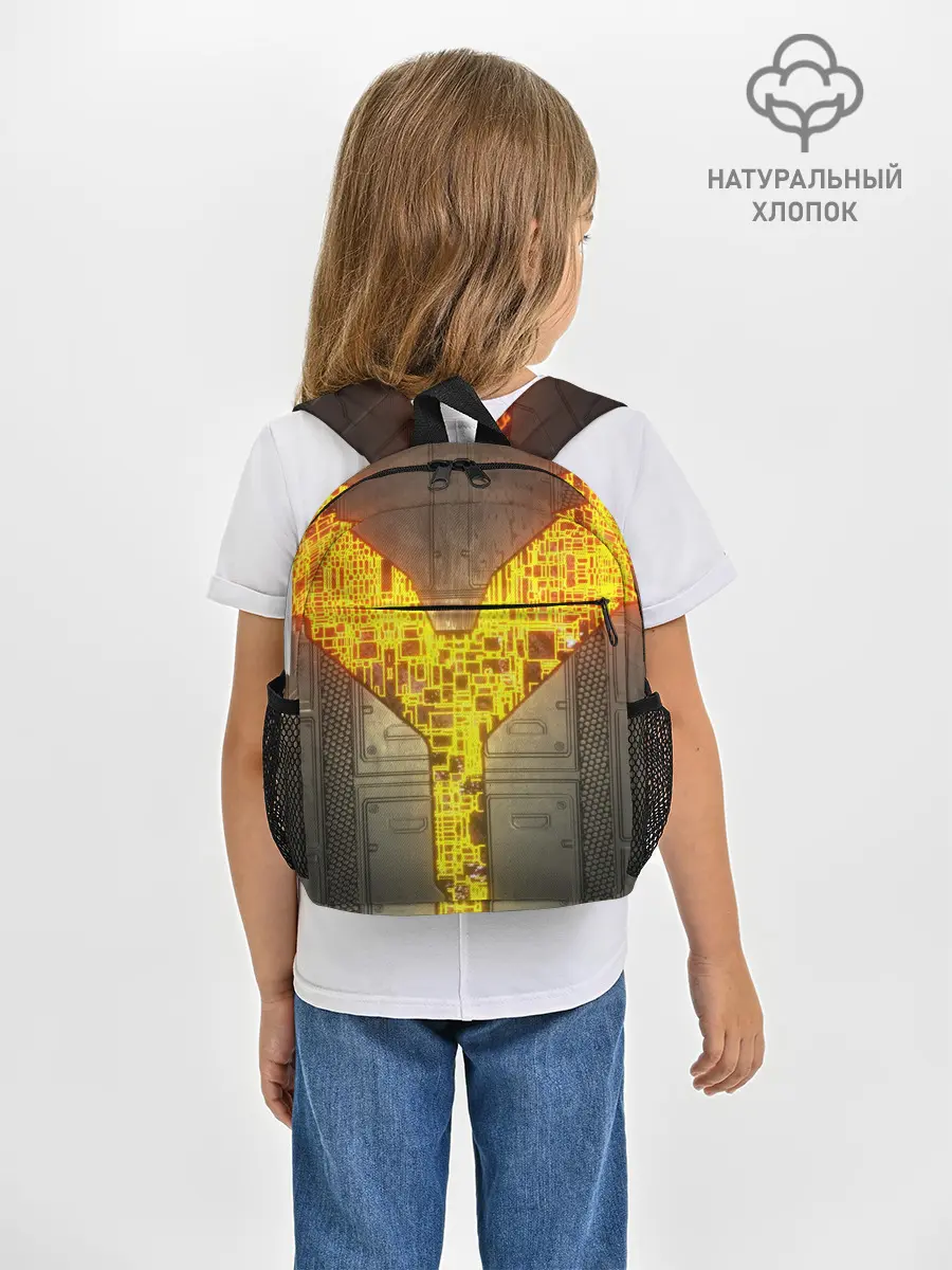 Рюкзак детский / Неоновая внутренность 3D