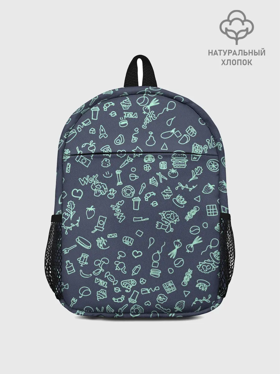 Рюкзак детский / Еда Синий