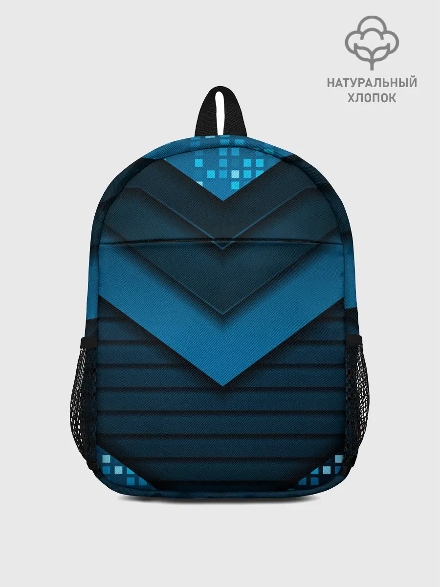 Рюкзак детский / 3D luxury blue abstract