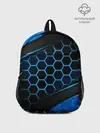 Рюкзак детский / 3D luxury blue 3Д СОТЫ и плиты