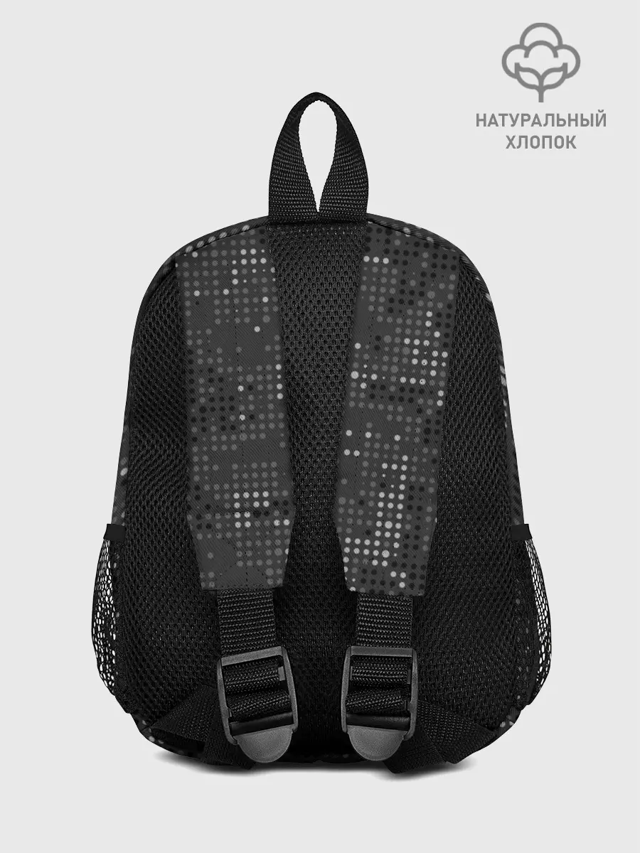 Рюкзак детский / КАМУФЛЯЖ В ЧЕРНУЮ ТОЧКУ