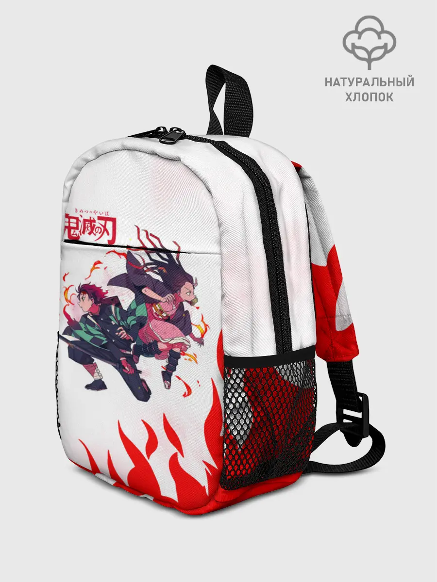 Рюкзак детский / Танджиро и Незуко в огне