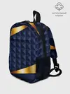 Рюкзак детский / 3D плитки с золотыми вставками