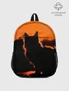 Рюкзак детский / Котенок на фоне заката