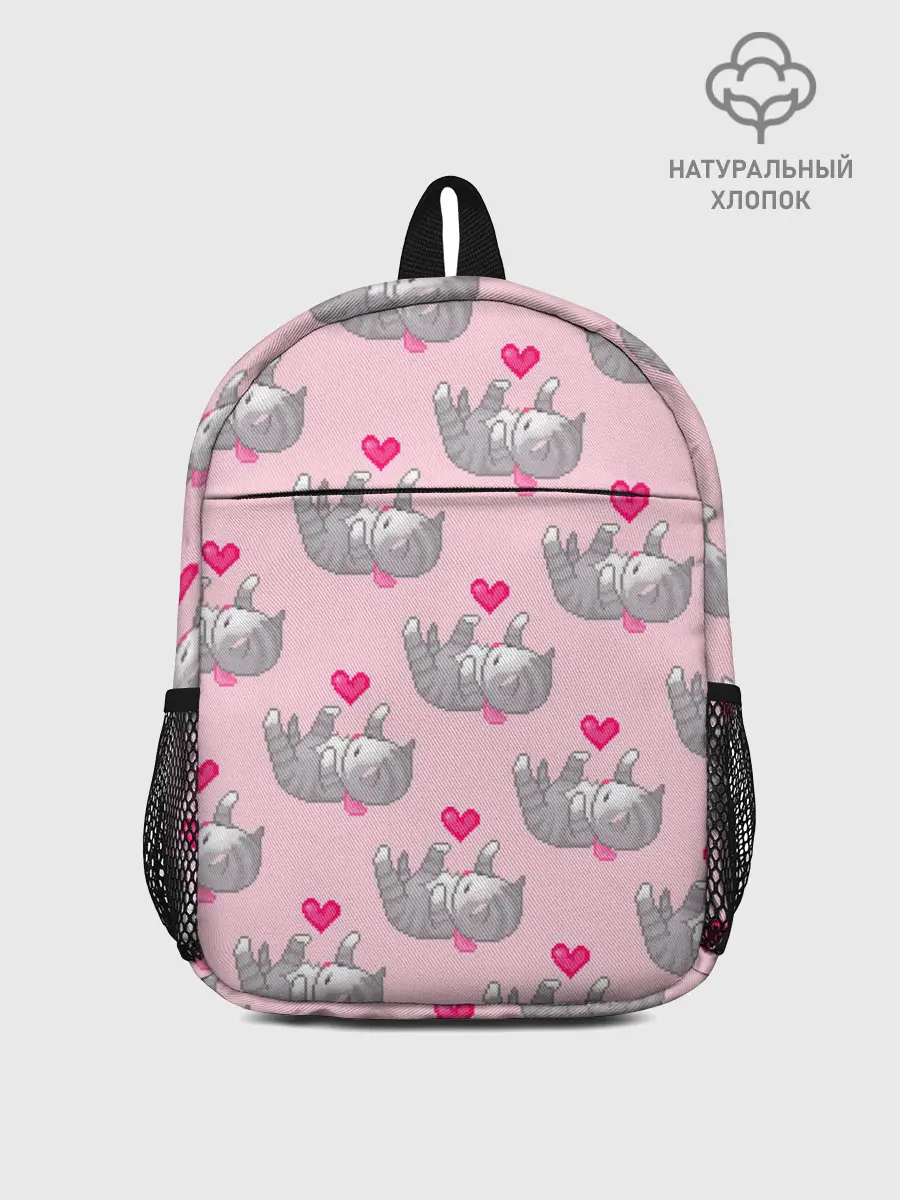 Рюкзак детский / Пиксельные котики