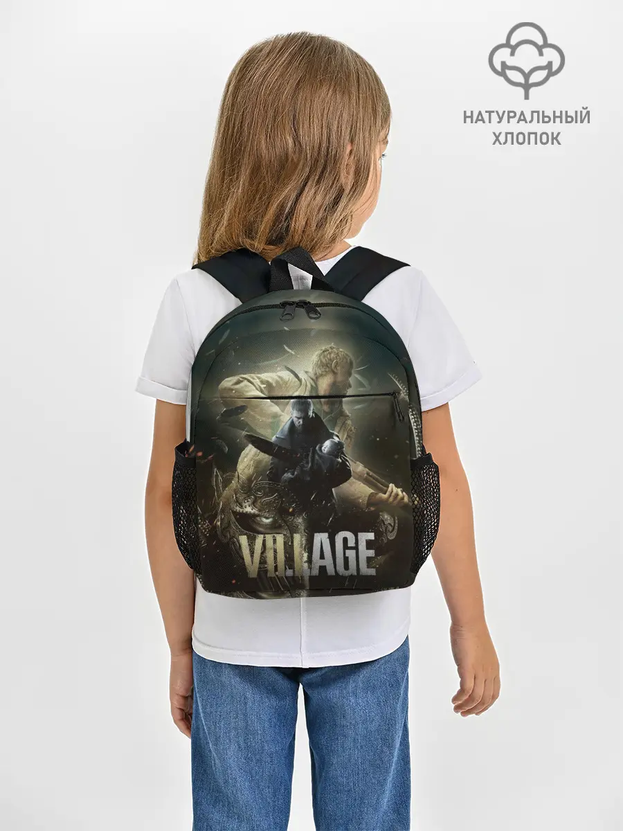Рюкзак детский / Итан,Крис и деревня RE8