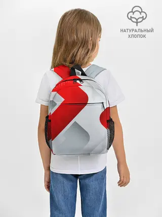 Рюкзак детский / 3D SPORT STYLE RED / WHITE