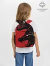 Рюкзак детский / Красный волк 3D