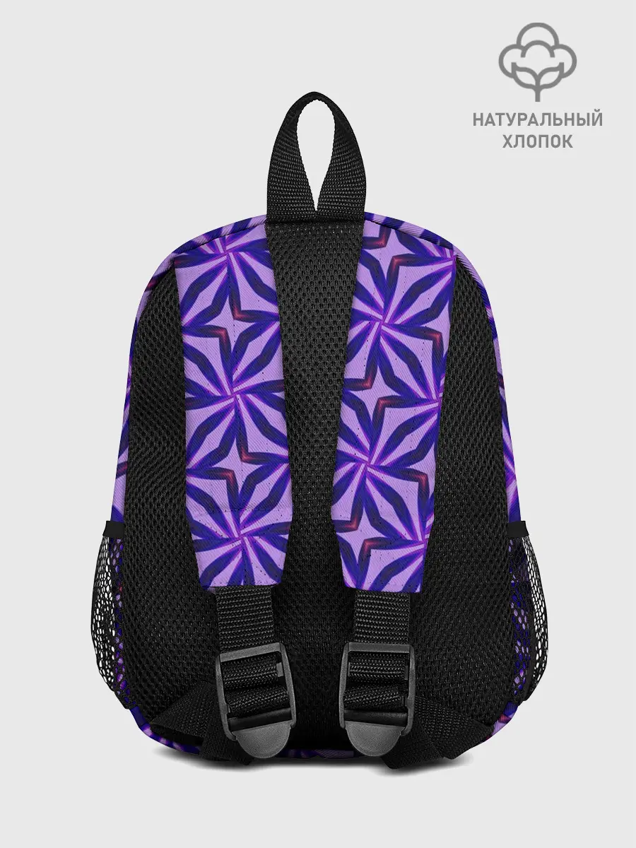 Рюкзак детский / Синие острые узоры