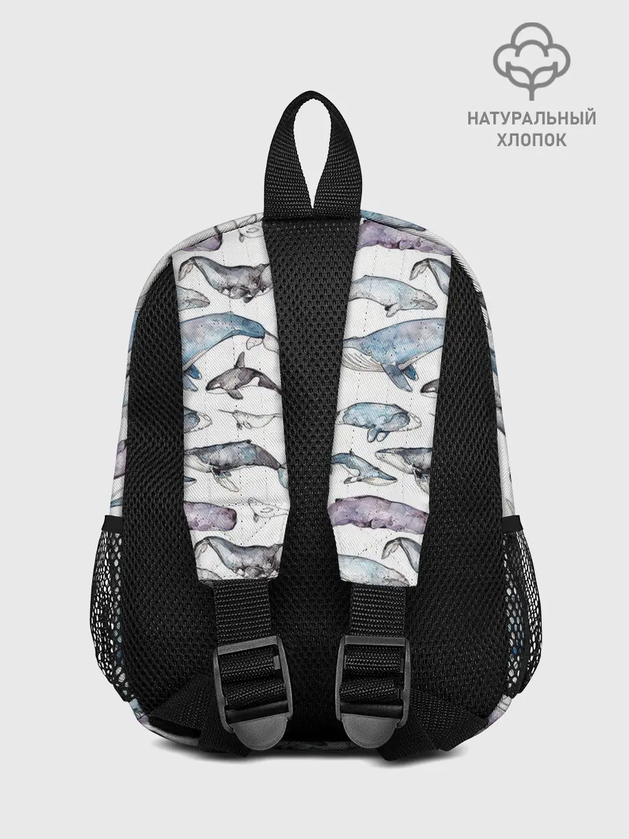 Рюкзак детский / киты паттерн