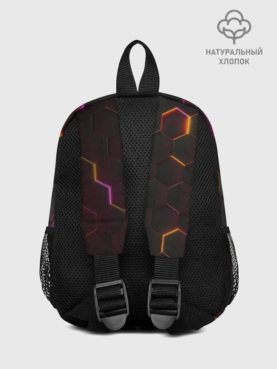Рюкзак детский / НЕОН СОТЫ 3D