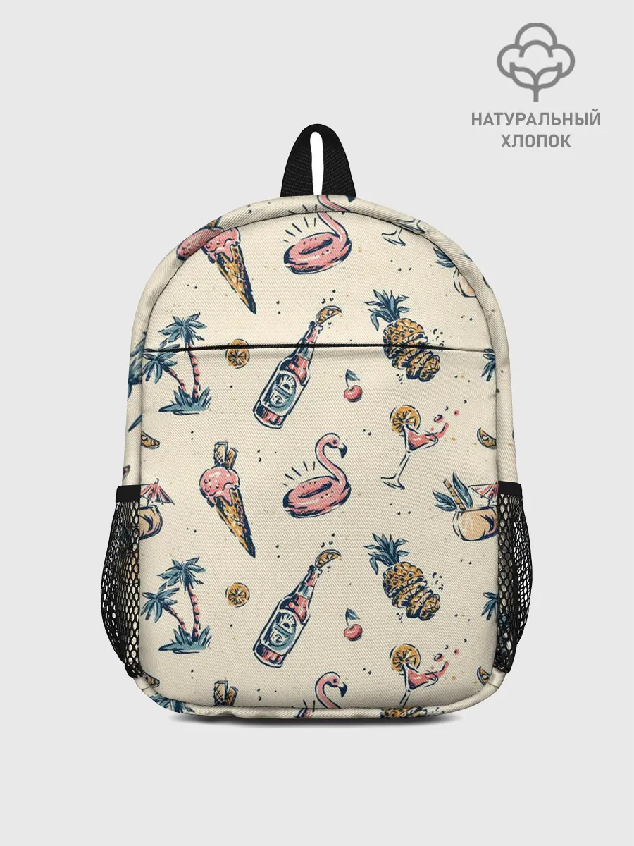 Рюкзак детский / Винтажный Гавайский Рисунок