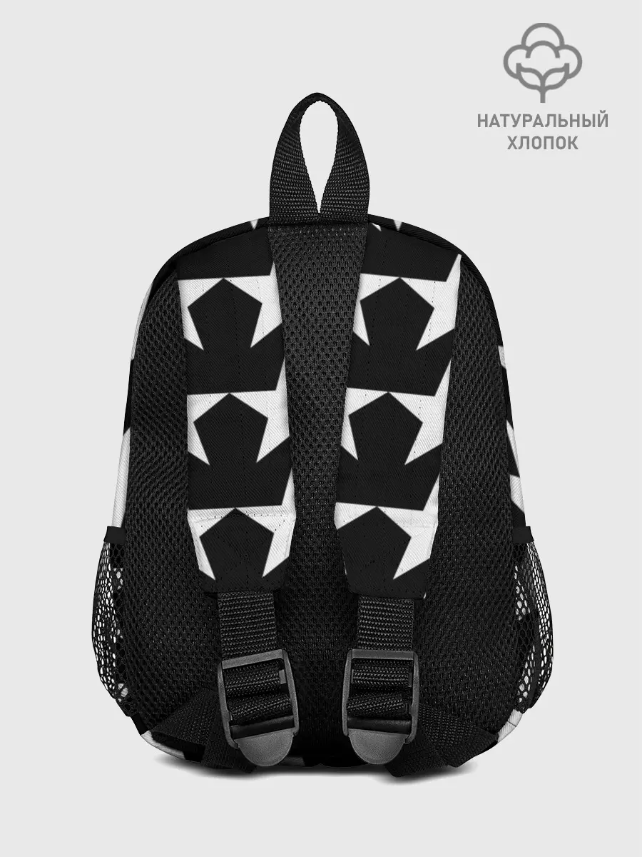 Рюкзак детский / Белые звёзды на чёрном фоне