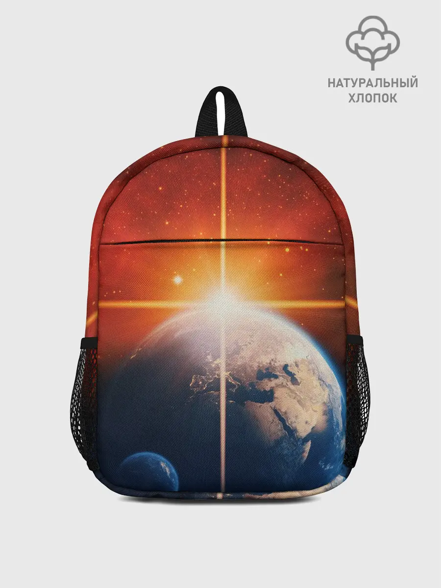 Рюкзак детский / Космос земля 3D
